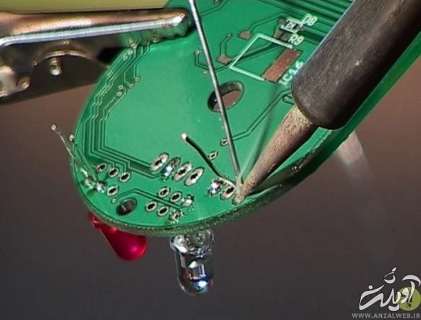 نحوه لحیم کردن اجزا مختلف